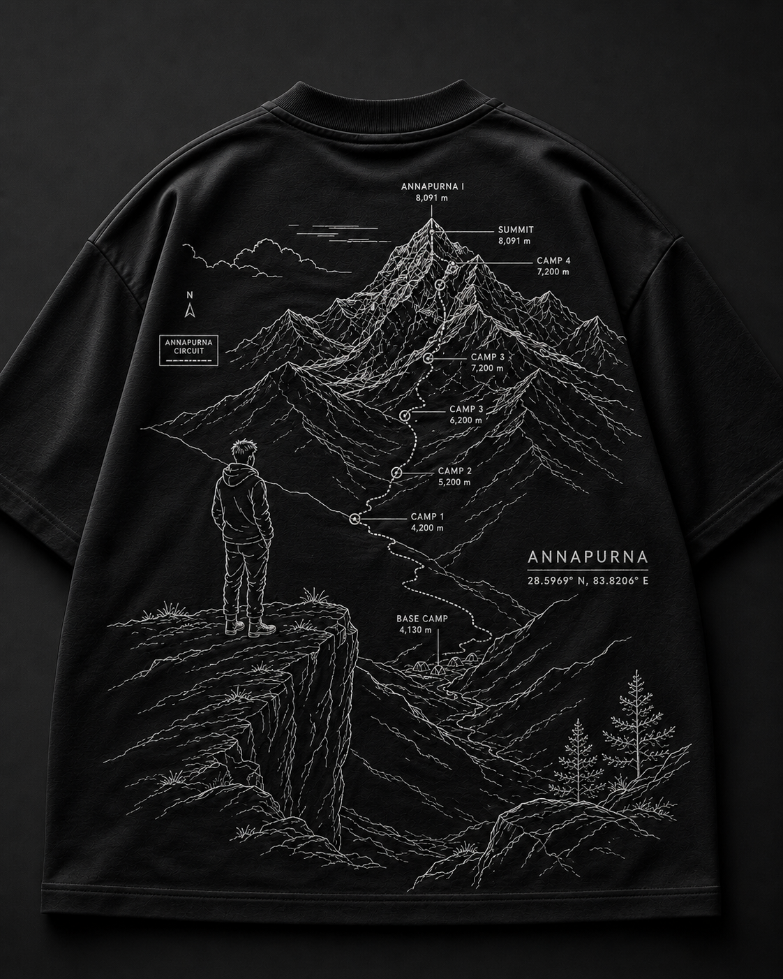 Annapurna Circuit Tee — Black