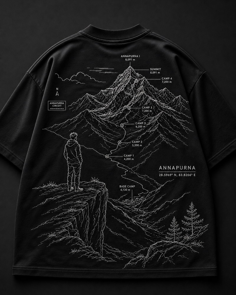 Annapurna Circuit Tee — Black