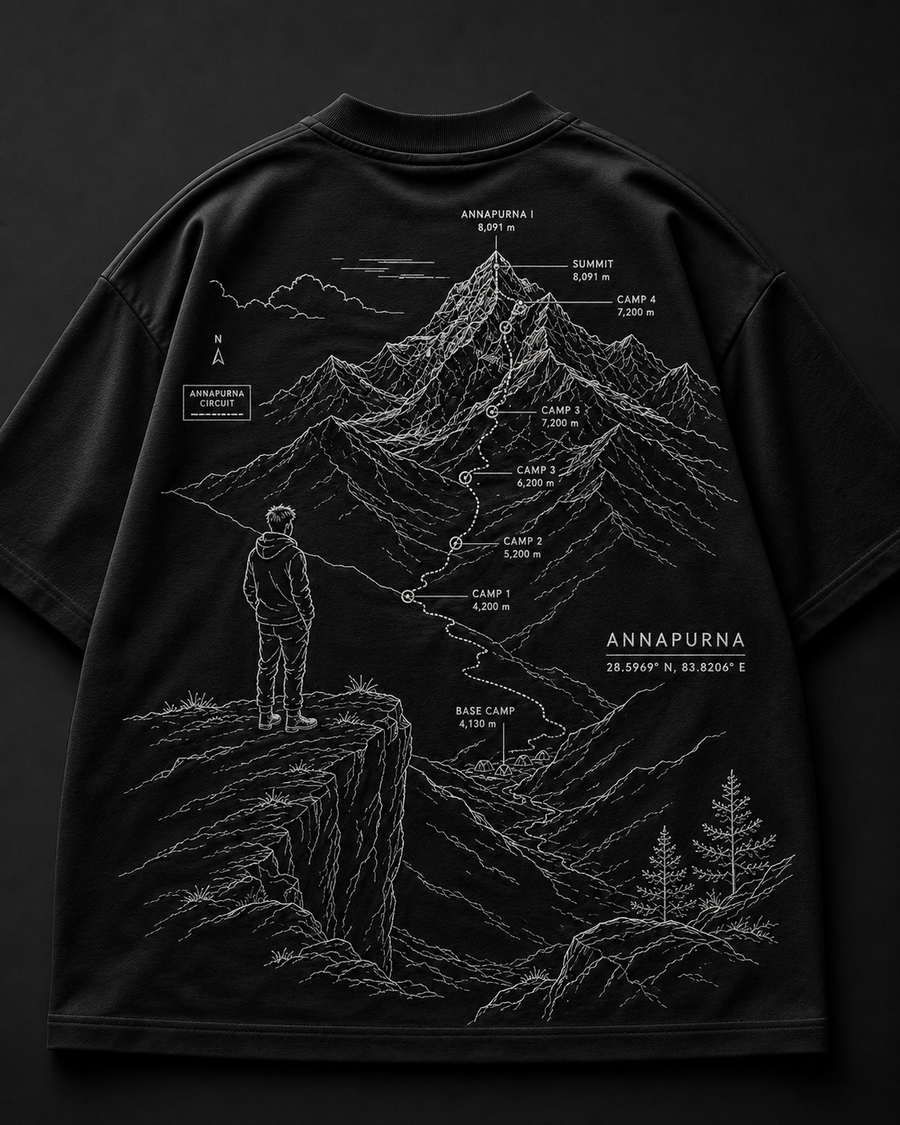 Annapurna Circuit Tee — Black