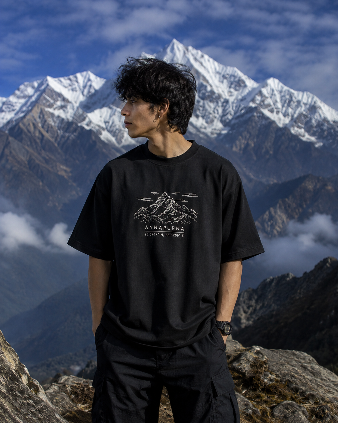 Annapurna Circuit Tee — Black